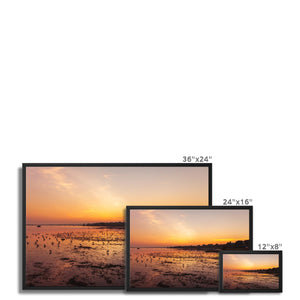 Low tide sunset