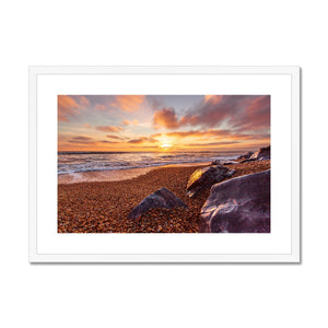 Pebble beach sunset