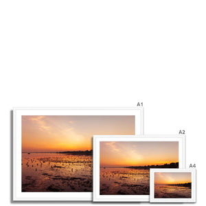 Low tide sunset