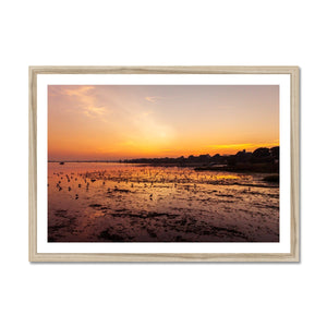 Low tide sunset
