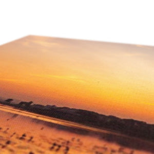 Low tide sunset