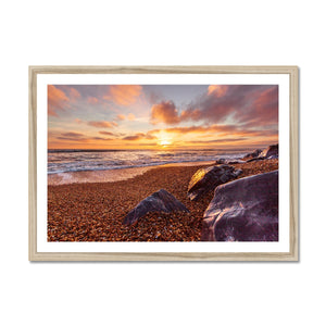 Pebble beach sunset