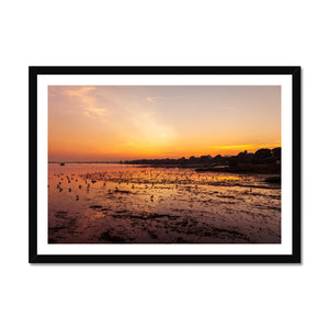 Low tide sunset