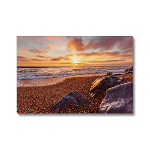 Pebble beach sunset