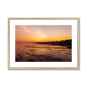 Low tide sunset
