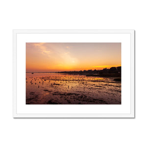 Low tide sunset
