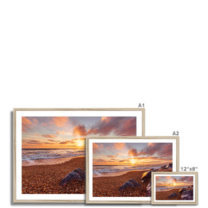 Pebble beach sunset