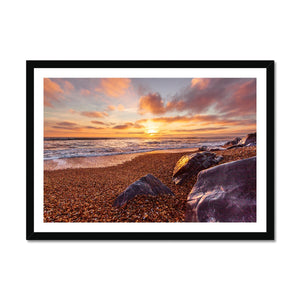 Pebble beach sunset