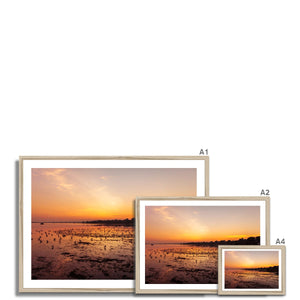 Low tide sunset