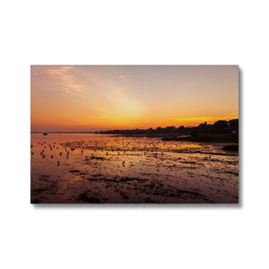 Low tide sunset