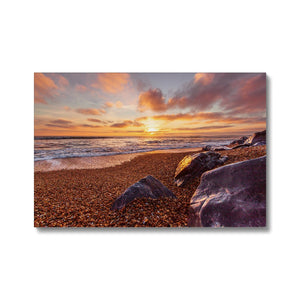 Pebble beach sunset