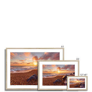 Pebble beach sunset