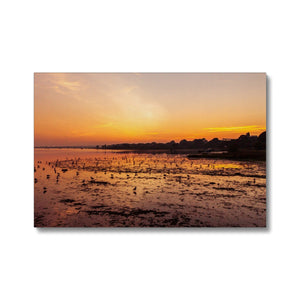 Low tide sunset