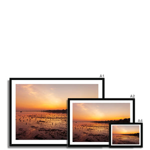 Low tide sunset