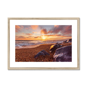 Pebble beach sunset