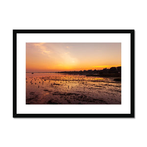 Low tide sunset