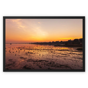 Low tide sunset