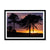 Sunset silhouette Framed Print