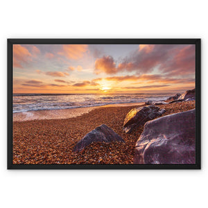 Pebble beach sunset