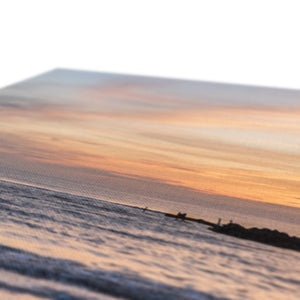 Quiet ocean sunset