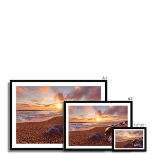 Pebble beach sunset