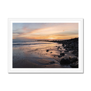 Quiet ocean sunset