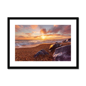 Pebble beach sunset