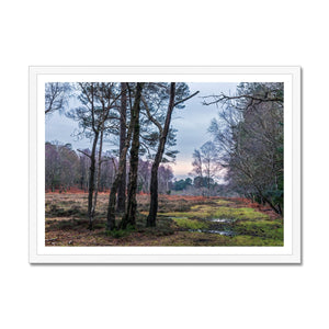 Dusk trail Framed Print