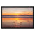 Sunset 3 Framed Canvas