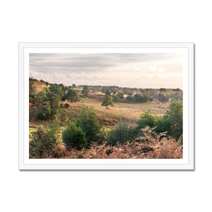 Acres down Framed Print