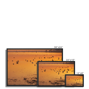 Sunset 6 Framed Canvas