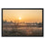 Sun reeds Framed Canvas