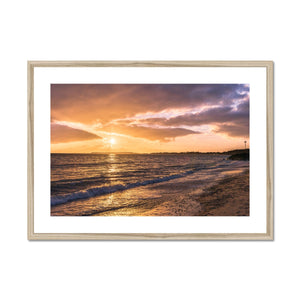 Highcliffe seascape 1 Framed & Mounted Print