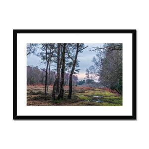 Dusk trail Framed & Mounted Print