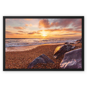 Sunset 1 Framed Canvas