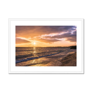 Highcliffe seascape 1 Framed & Mounted Print