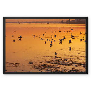 Sunset 6 Framed Canvas