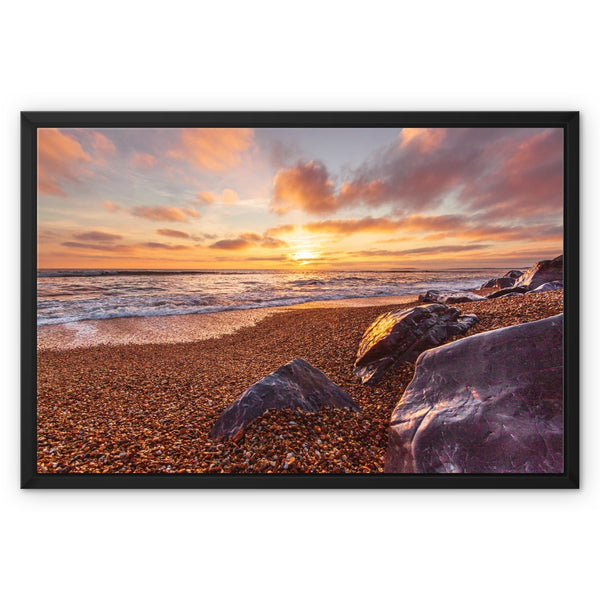 Sunset 1 Framed Canvas