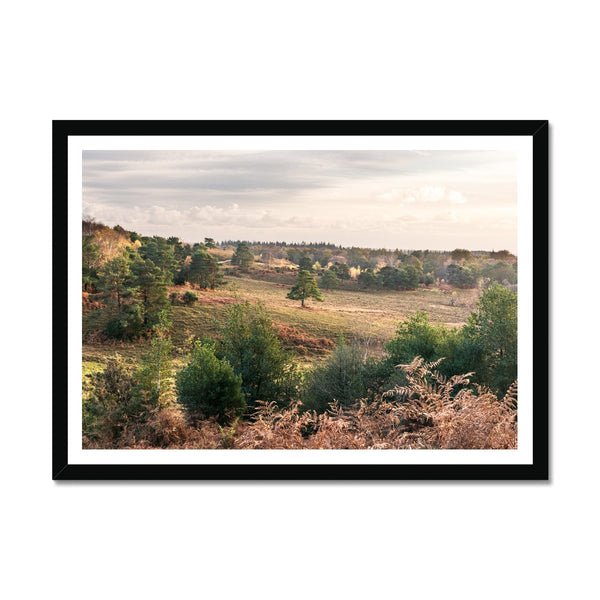 Acres down Framed Print