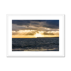 Highcliffe seascape 2 Framed & Mounted Print