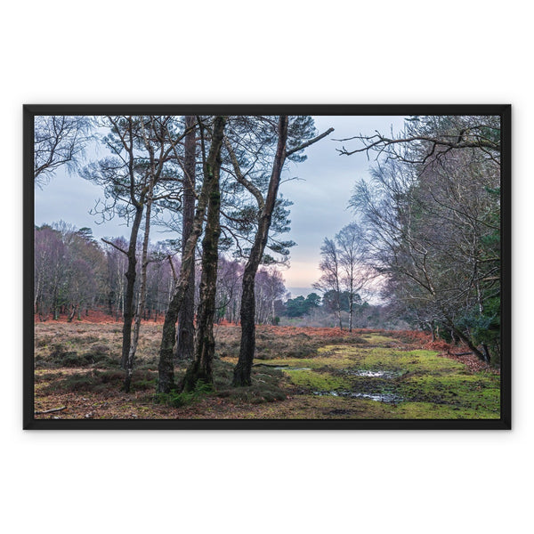 Dusk trail Framed Canvas