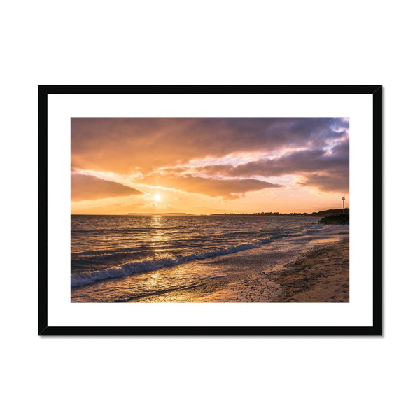 Highcliffe seascape 1 Framed & Mounted Print